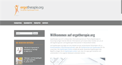 Desktop Screenshot of ergotherapie.org