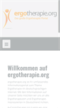 Mobile Screenshot of ergotherapie.org