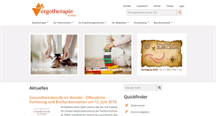 Desktop Screenshot of ergotherapie.at