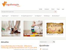 Tablet Screenshot of ergotherapie.at