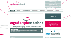 Desktop Screenshot of ergotherapie.nl