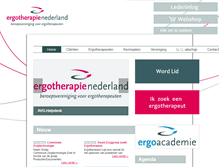 Tablet Screenshot of ergotherapie.nl