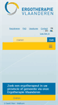 Mobile Screenshot of ergotherapie.be