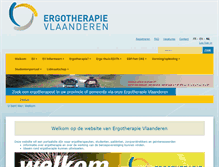 Tablet Screenshot of ergotherapie.be